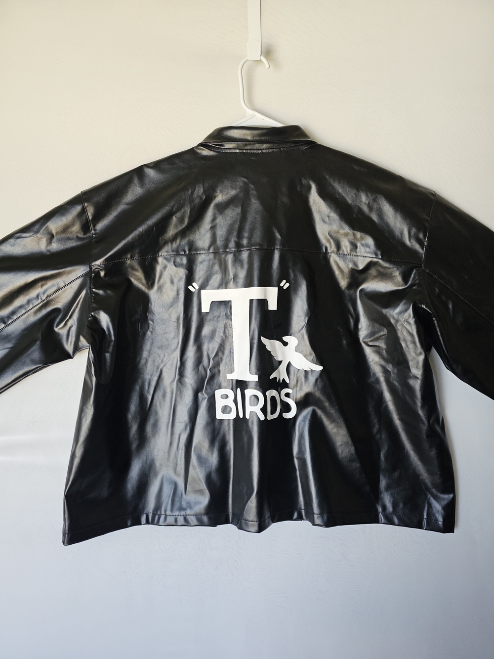 NWT Grease T-Birds Faux Leather Jacket Costume 4X - Picture 8 of 16
